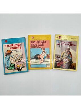 Set Of 3 Vintage Patricia Reilly Giff Books The Girl Who Knew It All & More